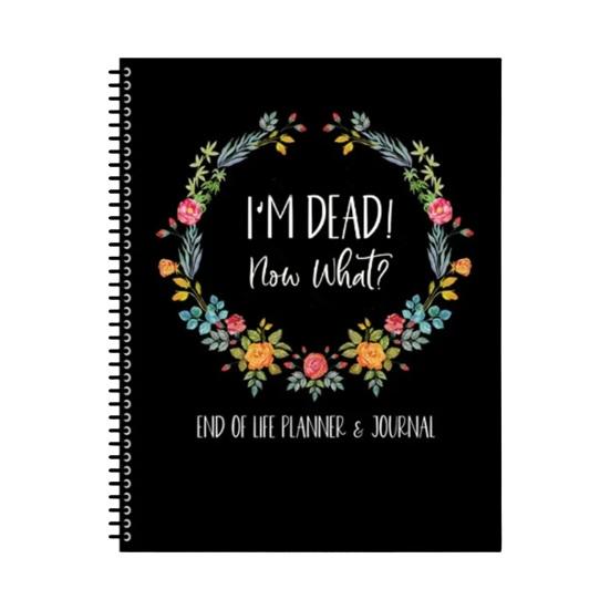 End of Life Planner Notizbuch A4 Größe 73 Blatt Dickes Papier Kompakt