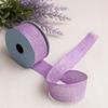 Lavender Natural Texture Ribbon 38mm X 20m