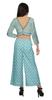 Moomaya Womena    S Crop Top Palazzo Set Printed 2 Piece Outfit Dress Ethnic