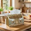 1pc Vintage Fairytale Classic Tissue Box with Carousel Horse Amusement-Napkin Storage Organizer for Kitchen,Car Decorative Box,Purpose for Living Room