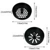 Recyclable Plastic Water Trough Hole Covers Safe Material Portable Sink Filter Two Types Compact Sink Hole Cover Bathroom Sink
