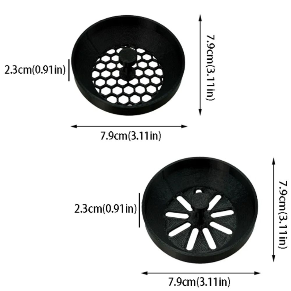 Recyclable Plastic Water Trough Hole Covers Safe Material Portable Sink Filter Two Types Compact Sink Hole Cover Bathroom Sink