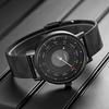 Sinobi Men'S Watch Male Creative Compass Single Pin Student Watch Mesh Strap Quartz Watch Male 9809