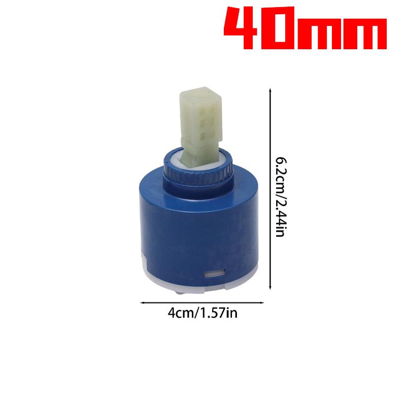 35/40mm Ceramic Disc Cartridge Bathroom Faucet Cartridges Replacement Parts Water Mixing Valve Faucet Cartridge Switch Accessory