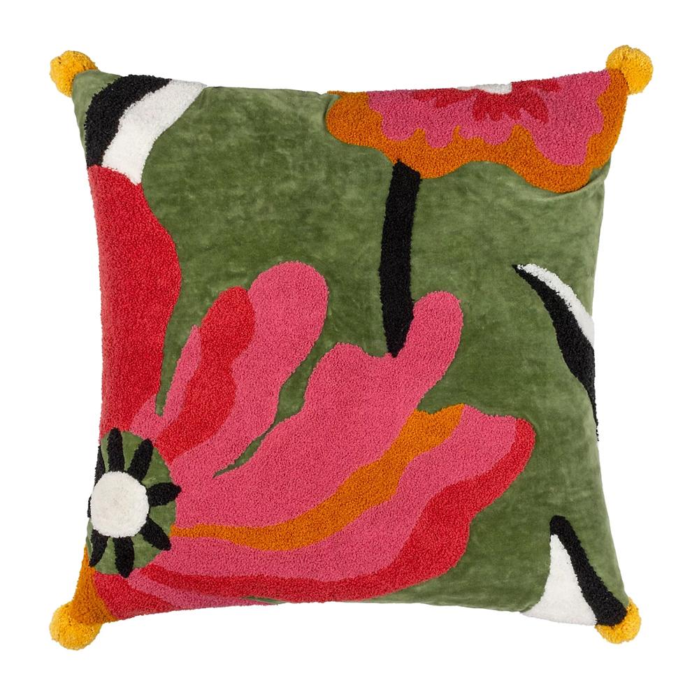 Wylder House Of Bloom Piped Poppy Cushion Cover