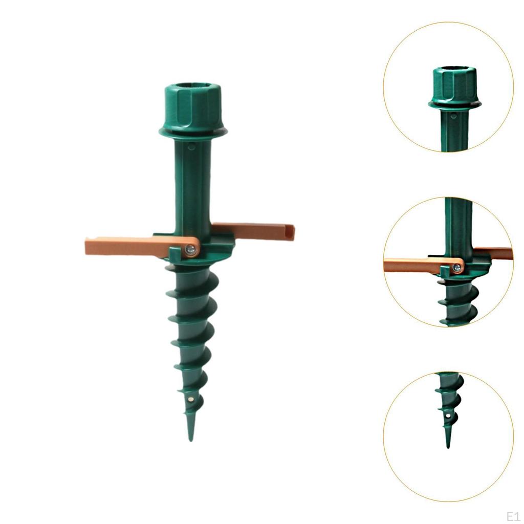 Strandschirm Sandanker Gewinde Tragbar Bequem Universal Outdoor Schirme Basis Sicher