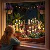 Garden Solar Lights with Jellyfish Design Waterproof Pathway Lighting Outdoor Solar Lights for Yard for Outside Patio Yard