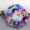 1pc Automatic Folding Umbrella with 3-Fold Design, 8-Bone Iron Frame Outdoor for Fans, Travelers, Everyday Use, Festive Gift.R028