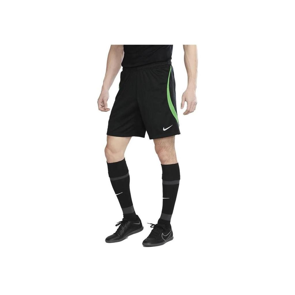 Nike Color Block Logo Elastic Waist Straight Leg Soccer Shorts Men Shorts Black DX3191-012