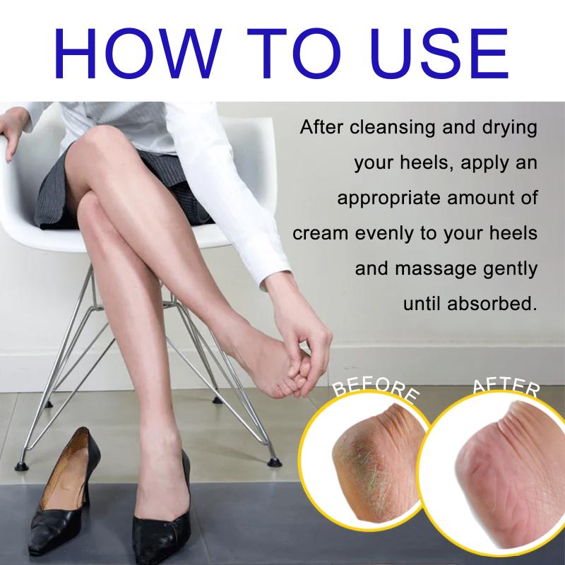 Foot Care Cream, Gentle Exfoliating, Moisturizing, Daily Foot Care Cream For Heels.