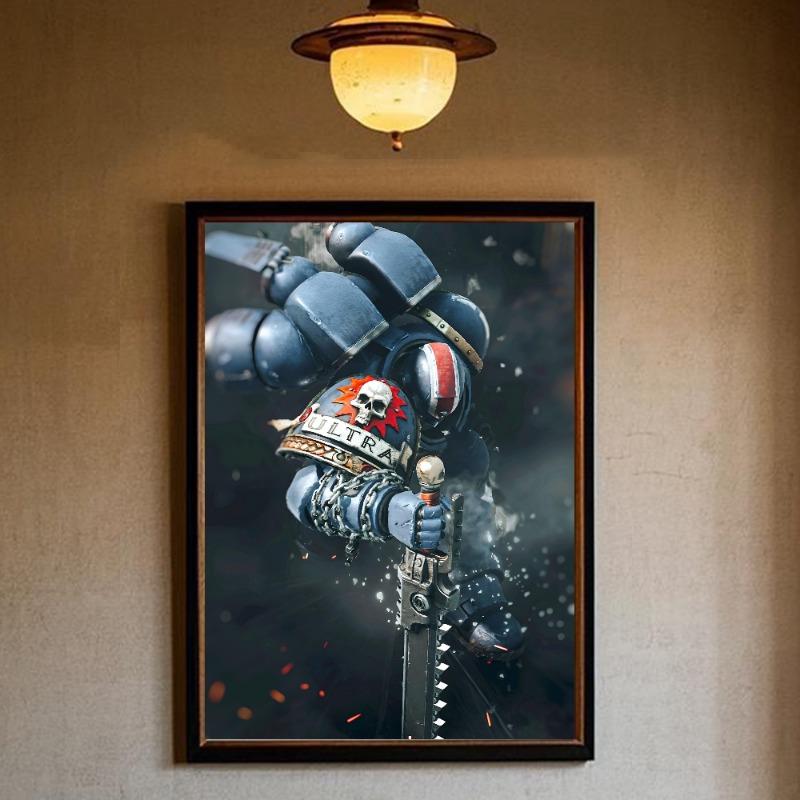 

Game W-WarhammerS 40K Poster HD art sticky wall waterproof home living room bedroom bar aesthetic decoration 21cm×30cm NoFrame