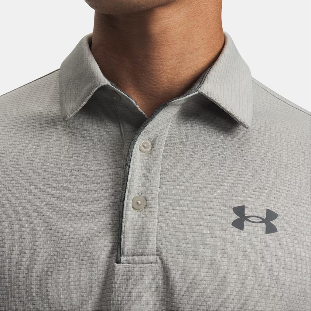 Under Armour Tech Logo Breathable Button Loose Short Sleeve Polo Shirt Men Tops 1290140-069