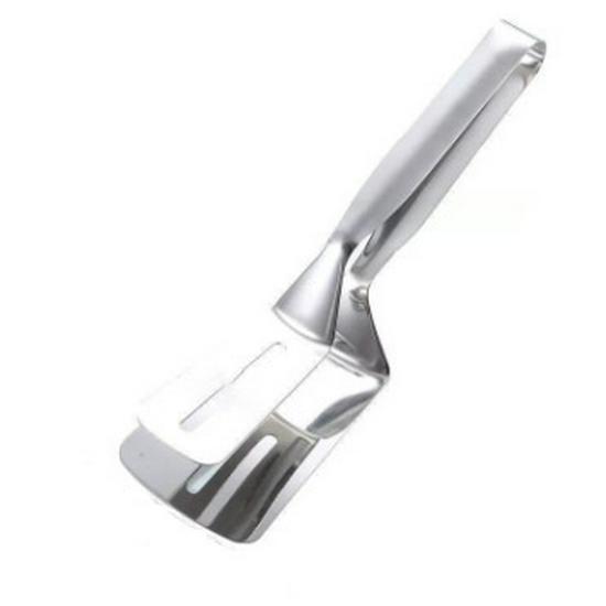 Stainless Steel Fish & Steak Frying Spatula Tongs for Kitchen Use