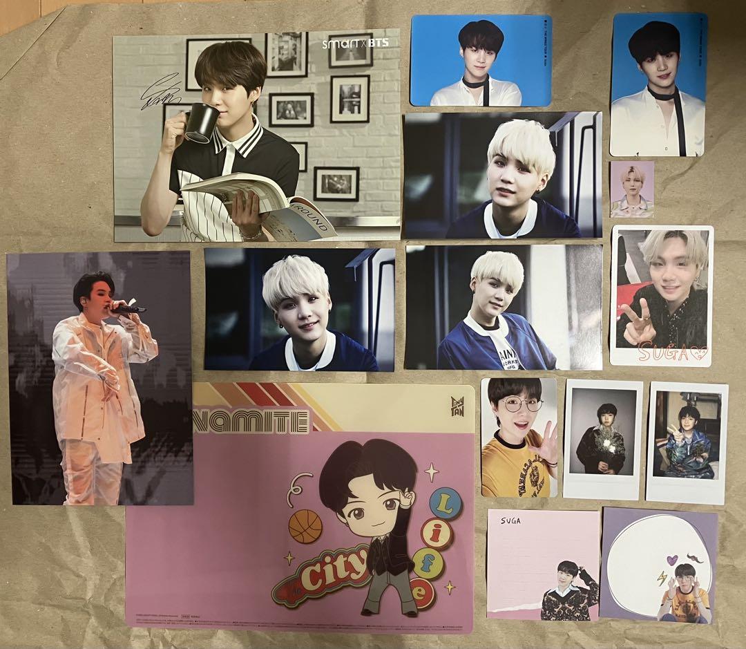 

[USED] Official BTS Suga Yoongi Photo Cards Trading Cards