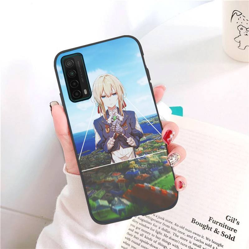 Etui na telefon Violet Evergarden dla Honor 7A Pro 7C 10i 8A 8X 8S 8 9 10 20 Lite Silikonowe Etui