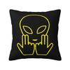 Nordic Style Jul Cushion Cover xcm Polyester French Rapper Music Throw Pillow for Sofa Square Pillowcase Home Decor