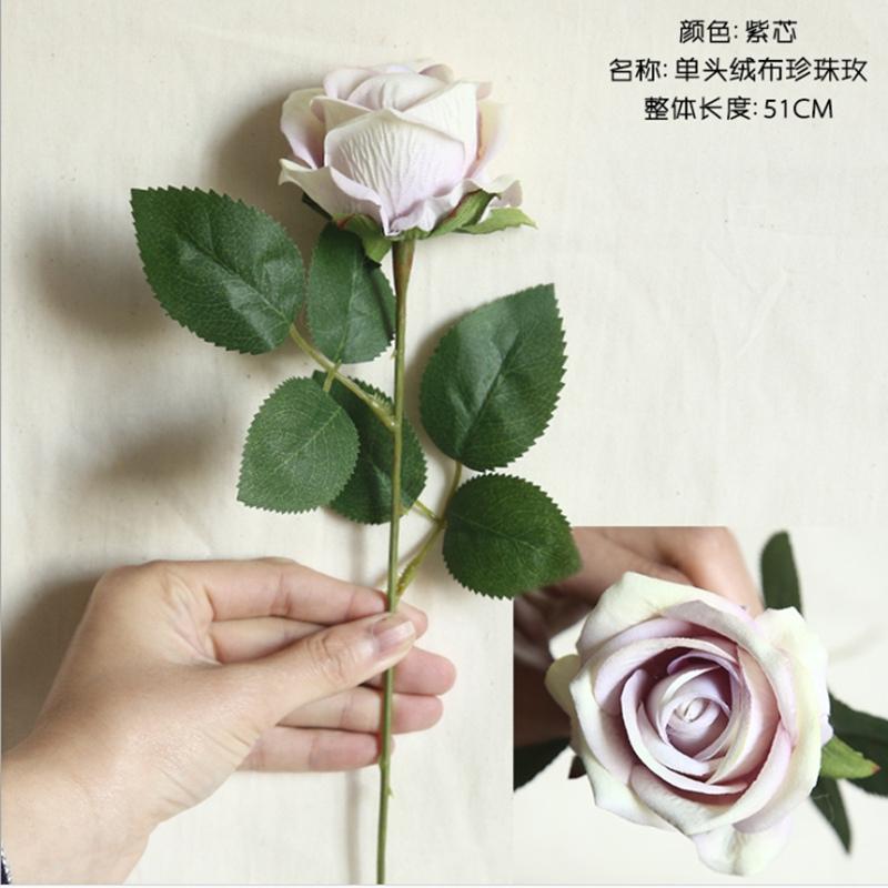 Artificial Flowers Fake Rose Bouquet Vases Home Room Decoration Accessories Wedding Plants Bridal Clearance Floristics Diy Gift