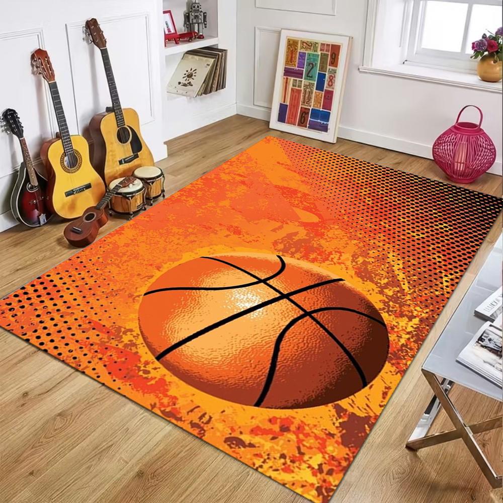 Tappeti da Basket alla Moda Tappetino Gioco per Bambini Tappeti per Soggiorno Camera da Letto Tappetino Pavimento Facile da Pulire Decorazione per la Casa Morbido Tappetino per Tavolo e Sedie Regalo