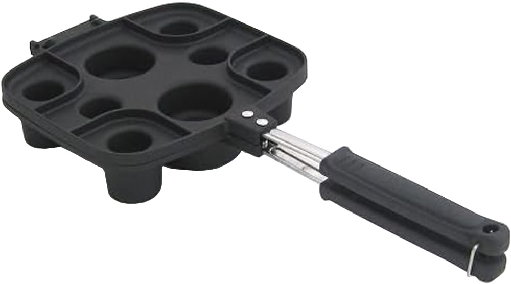 

Sugiyama Metal Direct-Fire Hot Sandwich & Waffle Maker, Multicolor, Approx. 18.6 x 39.5 x 5cm