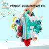 Baby Tear Resistant Cloth Book With Rattling Bell For Sensory Development And Interactive Play