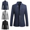 Coat Stand Collar Ultra-soft Polyester Business Blazer Coat for Business