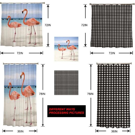 Fall Shower Curtain, Ocean Sea Thanksgiving Bathroom Shower Curtains, Seasonal Vintage Pumpkin Starfish Jellyfish Shell Shower Curtain with Hooks