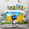Astro Bot Cute Cartoon Bedding Set Duvet Set Single Double Bed King Size Bed Set Adult Boys Bedroom Duvet Cover Pillow Case