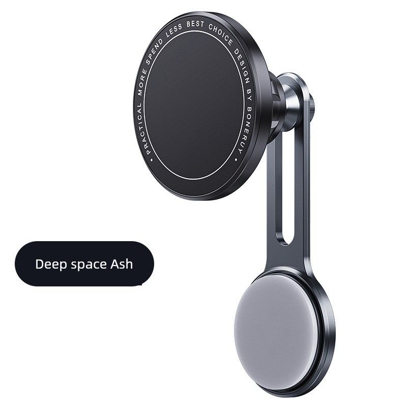 Boneruy for Tesla Huanxin MODEL3/Y Aluminum Alloy Foldable Hidden Magnetic Car Holder Z19 Space Gray