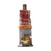 Christmas Decorations Wine Bottle Set Plaid Linen Wine Bottle Decoration Red Wine Champagne Creative Wine Bottle Bag