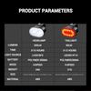 2PCS USB Rechargeable LED Bicycle Front Headlight Rear Tail Safety Light Kits Set
