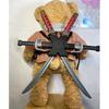 7-Piece Samurai & Ninja Toy Set: Swords, Daggers, Deadpool Cosplay Props