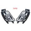 Für Peugeot 408 2010-2013 Auto Front Stoßstange Nebel Licht Tagfahrlicht Lampe Rahmen Trim Abdeckung Haube Foglight