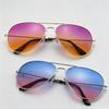 Metal Double-Bridge Sunglasses Classic Retro Gradient Lens “Frog-Eye” Sun Glasses Men's and Women's UV400 Shades Eyewear