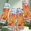 1PC Capybara Drink Beverage Cute Cartoon 750ml Color Plastic Sports Water Bottle Leakproof Flip Straw Lid Suitable for Sports Office Home Use