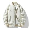 Unisex American Style Autumn/Winter Baseball Collar Flight Jacket, Thick Cotton Padded, Trendy Brand, Plus Size Outerwear.