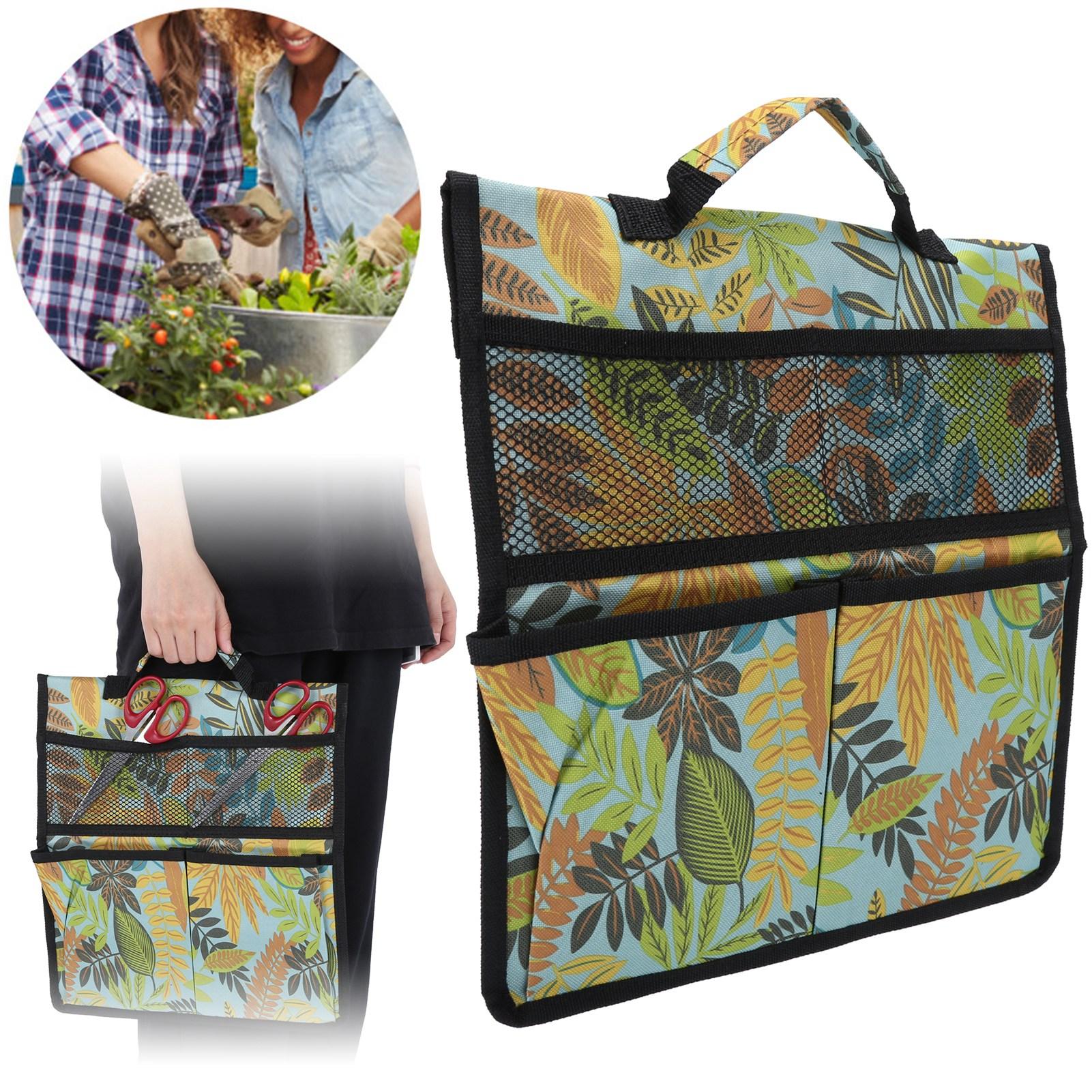 

Portable Oxford Garden Kneeler Stool Tool Bag Outdoor Work Cart Hanging Bags s