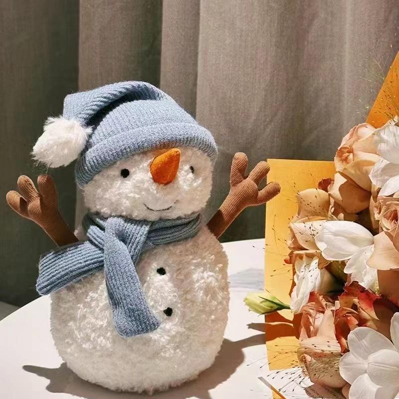 

Adorable Snowman Plush Christmas Ornament - Cute Gift for Girlfriend Approx 22cm [Limited Stock]