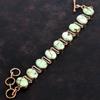 Lemon chrysoprase bracelet copper bracelet handmade adjustable chain bracelet real gemstone bracelet beautiful copper jewelry gifts for mom