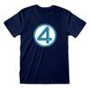 Fantastic Four Unisex Adult Emblem T-Shirt
