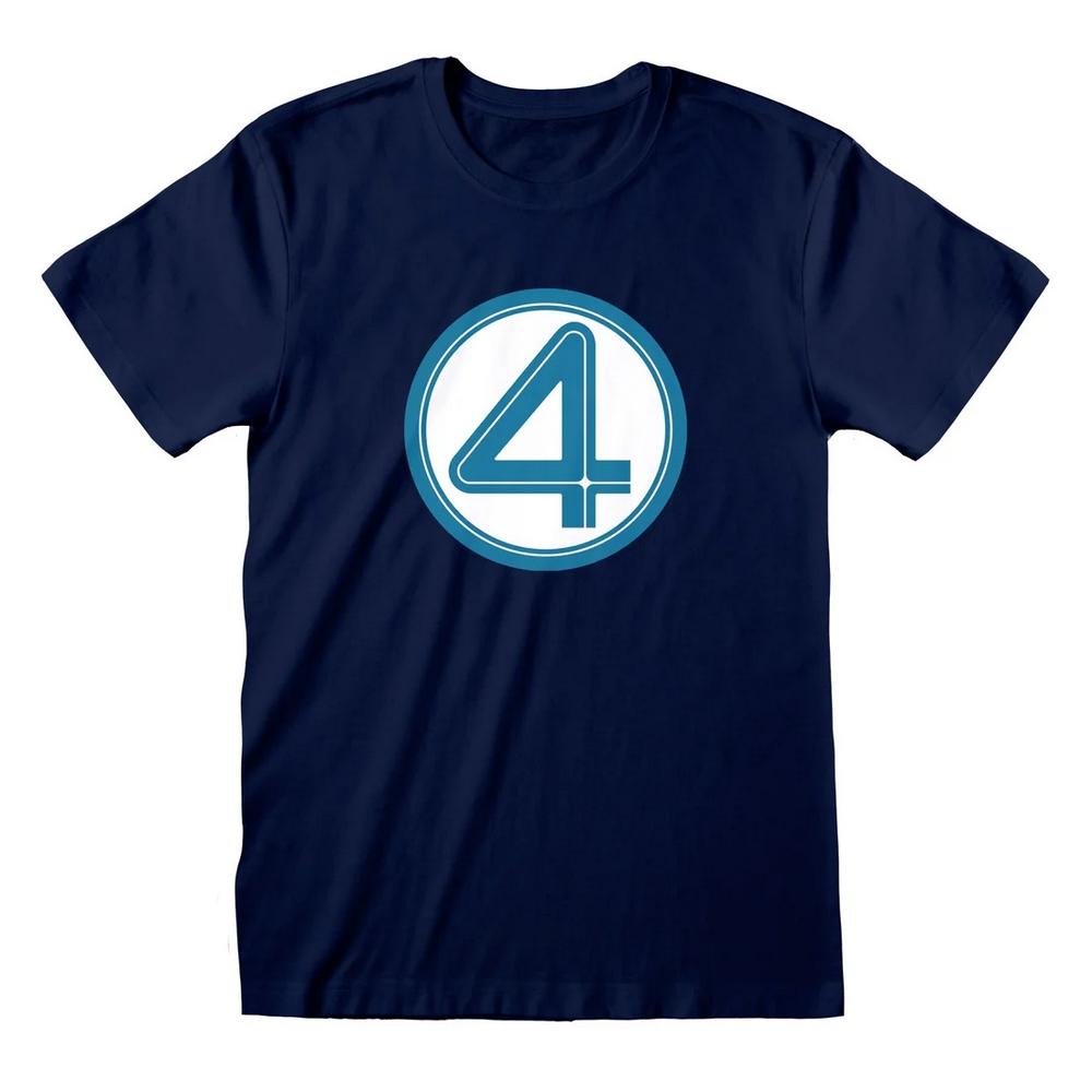Fantastic Four Unisex Adult Emblem T-Shirt