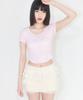 ILLIGO Tiered Frill Skirt Pants Ivory
