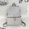 Schoolbag Large Capacity Backpack 1011 Autumn New Simple Nylon Light Casual Backpack Commuter Play Student Bag