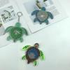 for Turtle Shape Keychain Silicone Mold with Hole Keyring Pendant Handmade Mold