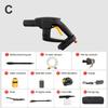 Wireless Car Washing Machine Lithium Battery Charging Portable Water Gun with Water Pipe Auto Wash Tools Car Cleaning Parts 21V