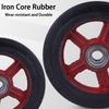 6, 8,10, 12 Inches Push Cart Rubber Wheel Heavy Duty Wheel Replacement Of Trolley Cart Handtruck/Pushcart