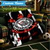 Custom Name Corinthians Team Crest Blanket Lightweight Ideal Bedding Blanket Perfect for Travel, Camping, Living Rooms, Sofas, Christmas gift