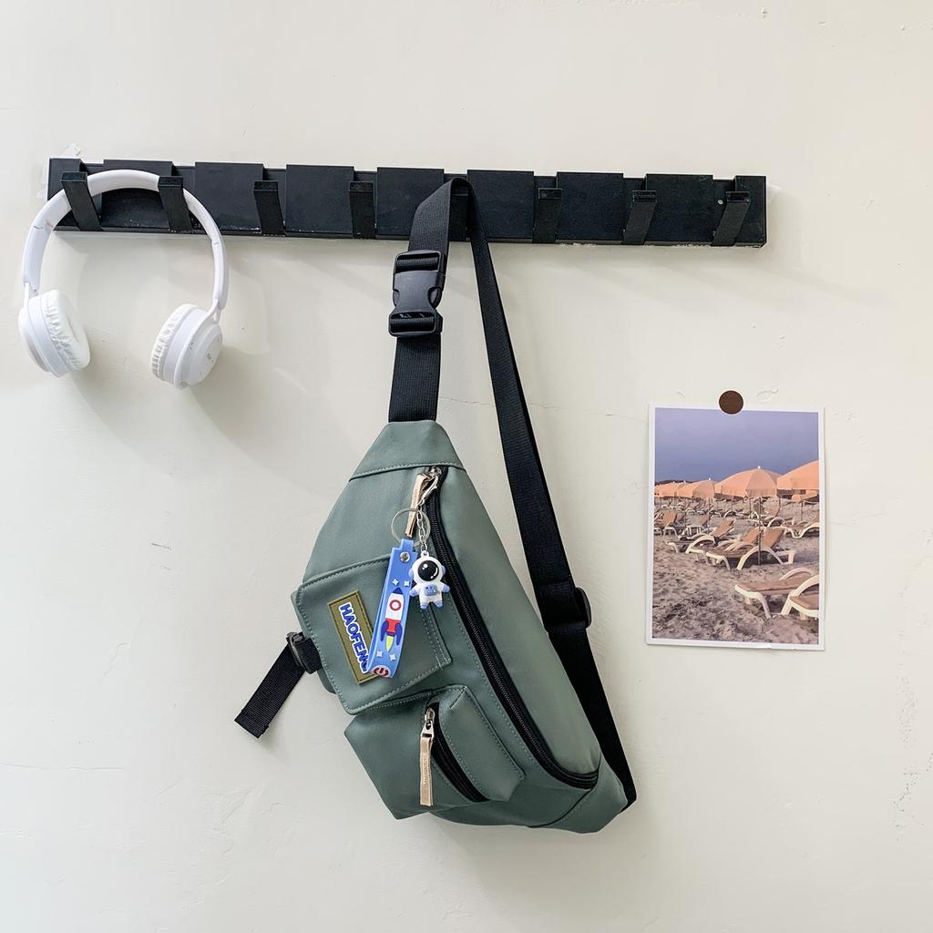 Breast Bag Boys Casual Sports Messenger Bag Couple Fashion Street Trend Qingchao Brand Shoulder Bag