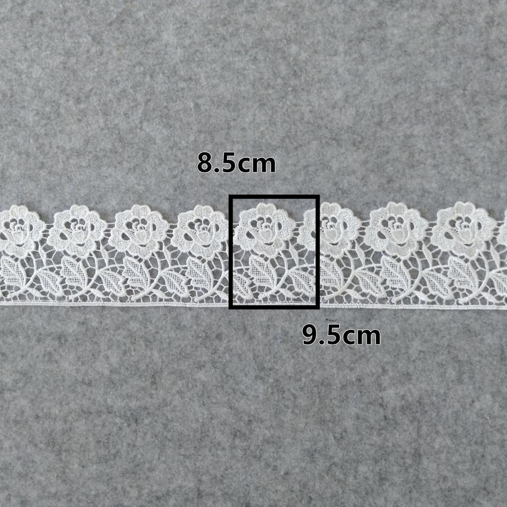 Diy Small Flower Lace Barcode Accessories Hollow Lace Clothes Decoration Fabric Water-Soluble Fringe Embroidery Accessories