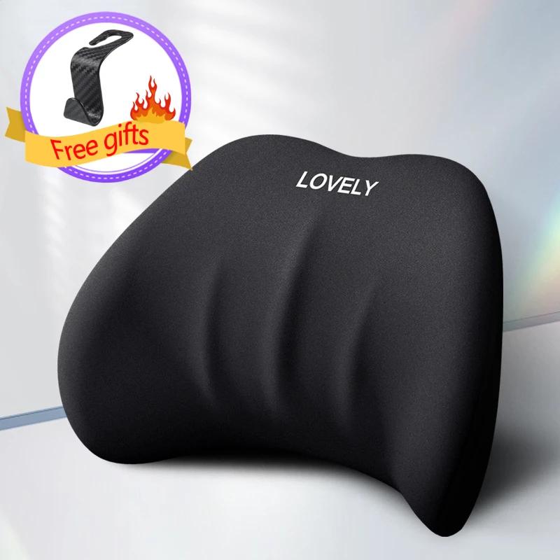 Car Neck Headrest Pillow Auto Car Seat Pillow Memory Foam Breathable Head Support Neck Rest Protector Car Seat Lumbar Support