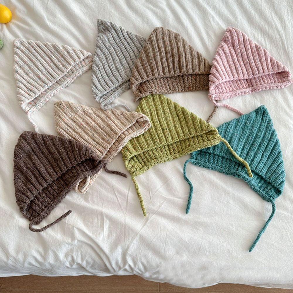 1-4 Year Baby Warm Knitted Cap Elves Bonnet Cap Fashion Kids Beanie Hats Boys Girls